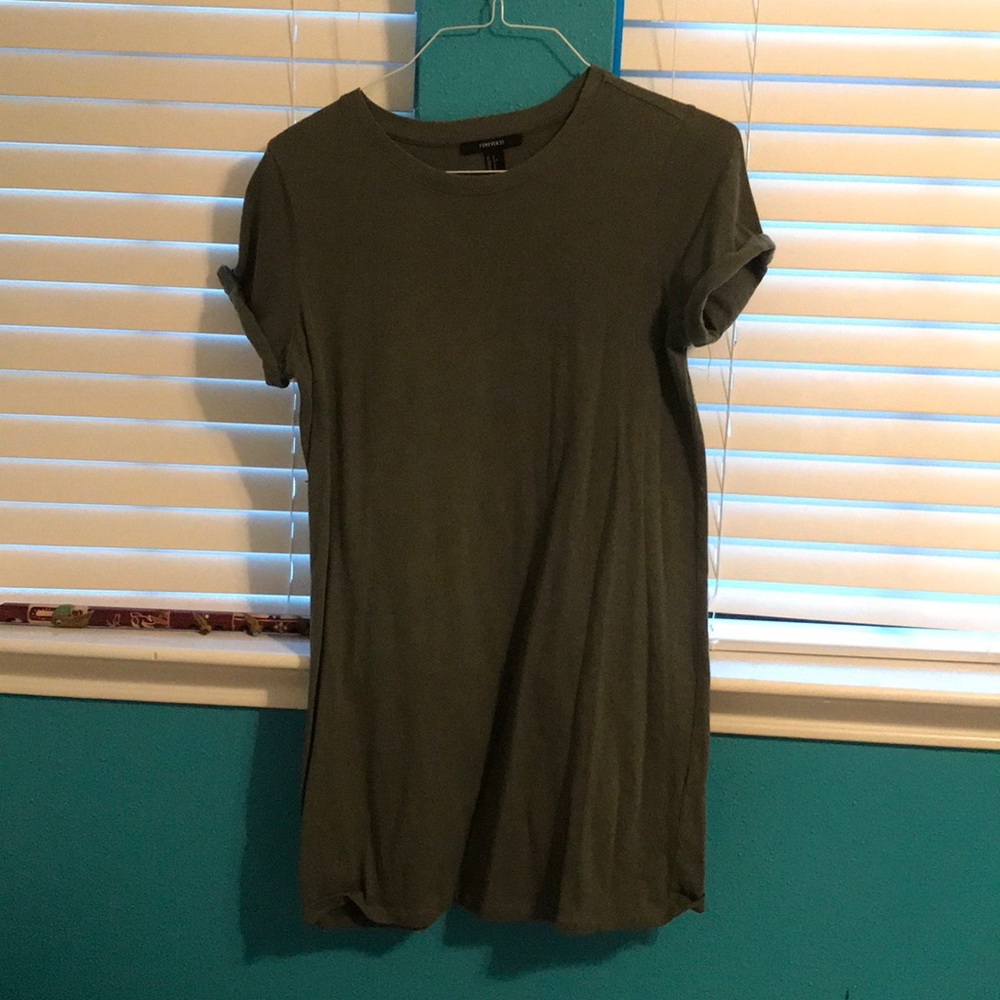 Olive Green Forever 21 dress